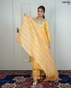 Classic Jari Embroidered Kurti Ensemble