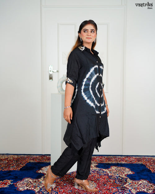 Black Masleen Coord Set