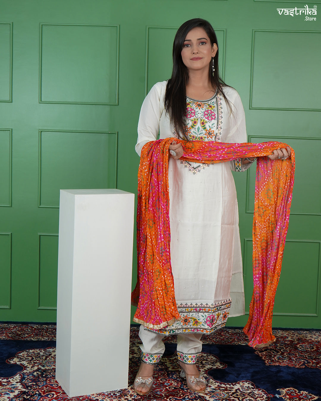 Elegant Jaipuri Kurti Set
