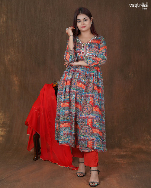 Alia Cut Kurti Set