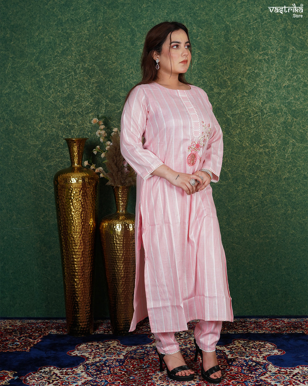 Elegant Cotton Kurti Set