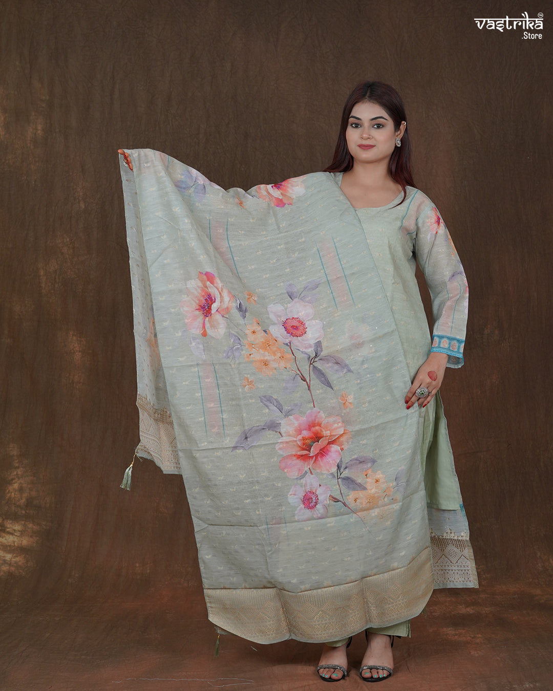 Saanvi Sequin Kurti Set