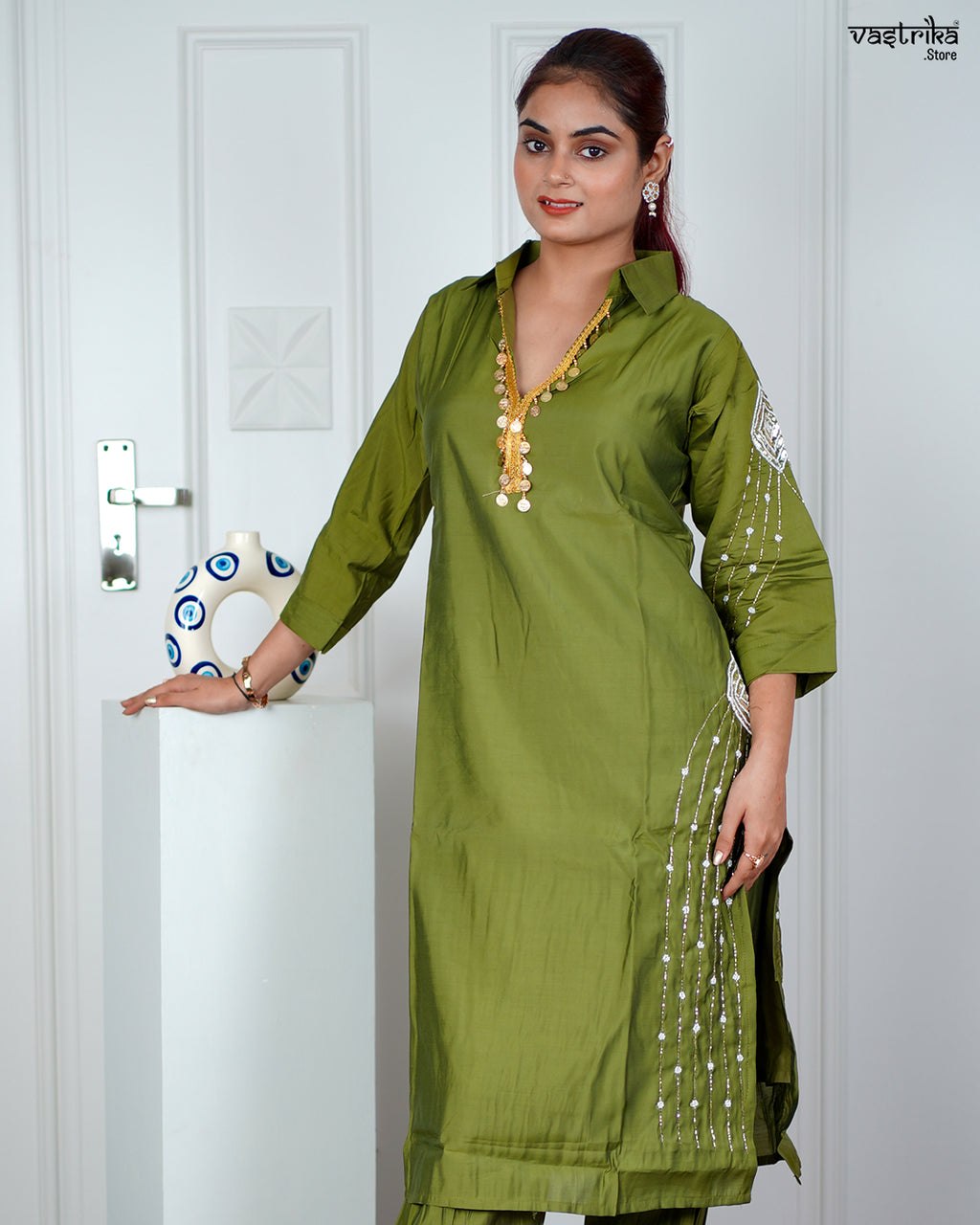 Mehndi Masleen Coord Set