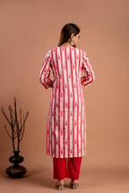 Printed Gotta Patti Kurti Set