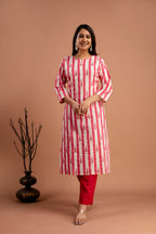 Printed Gotta Patti Kurti Set