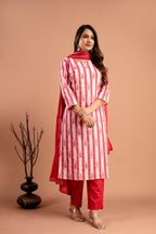 Printed Gotta Patti Kurti Set