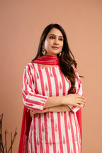 Printed Gotta Patti Kurti Set