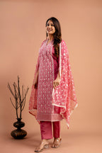 Full Embroidered Lucknavi Kurti