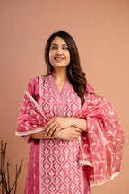 Full Embroidered Lucknavi Kurti