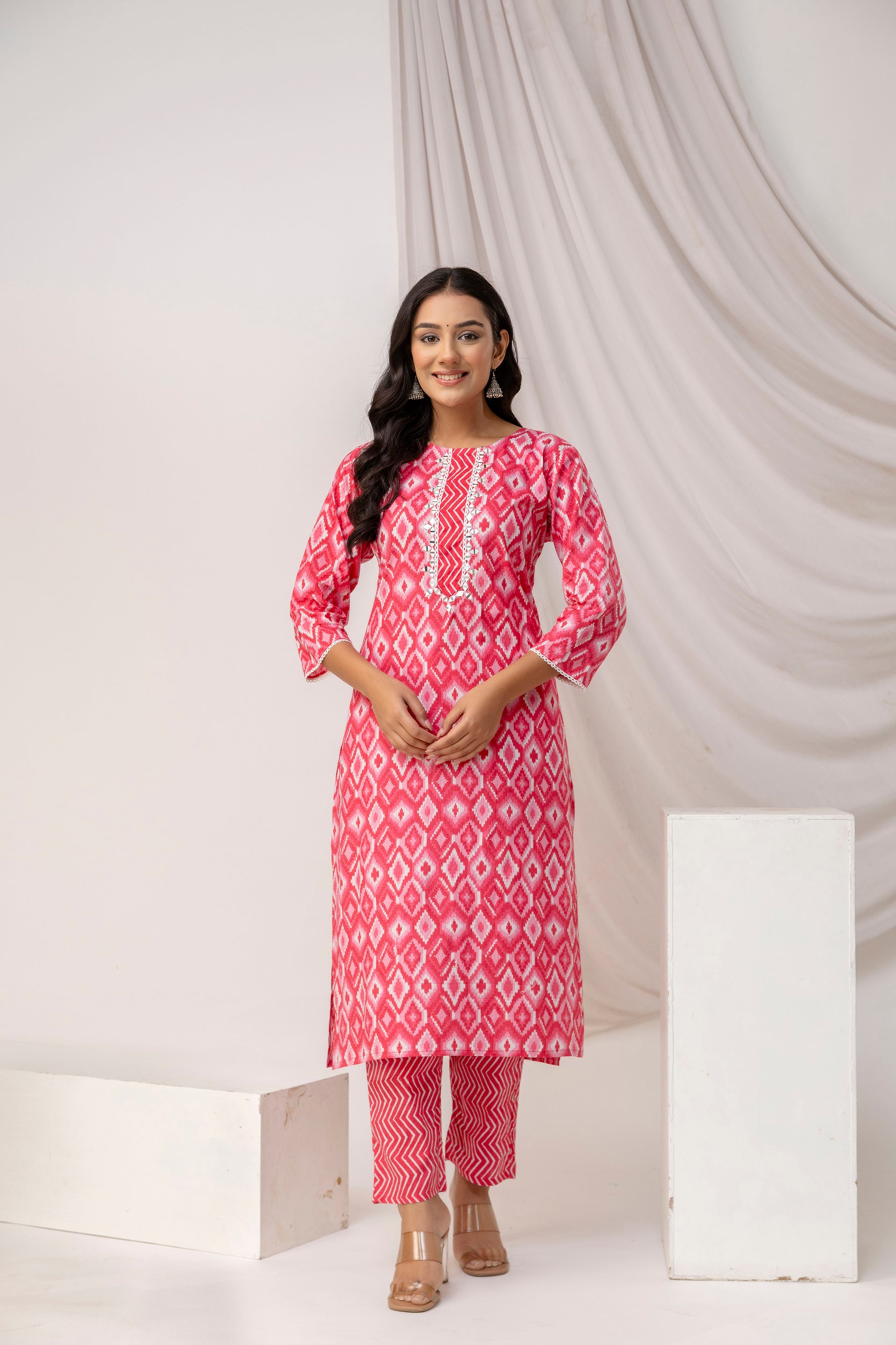 Printed Kurti with Stylish Dupatta