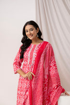 Printed Kurti with Stylish Dupatta