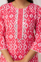 Printed Kurti with Stylish Dupatta