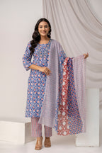 Printed Kurti with Sequence Work