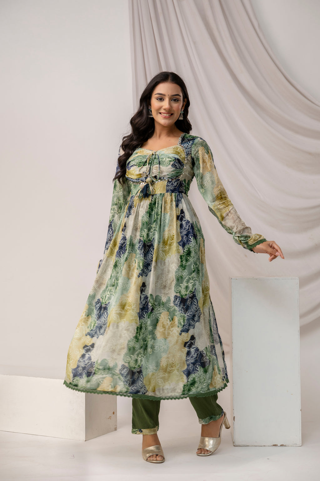 Jaipuri Printed Kurti Set