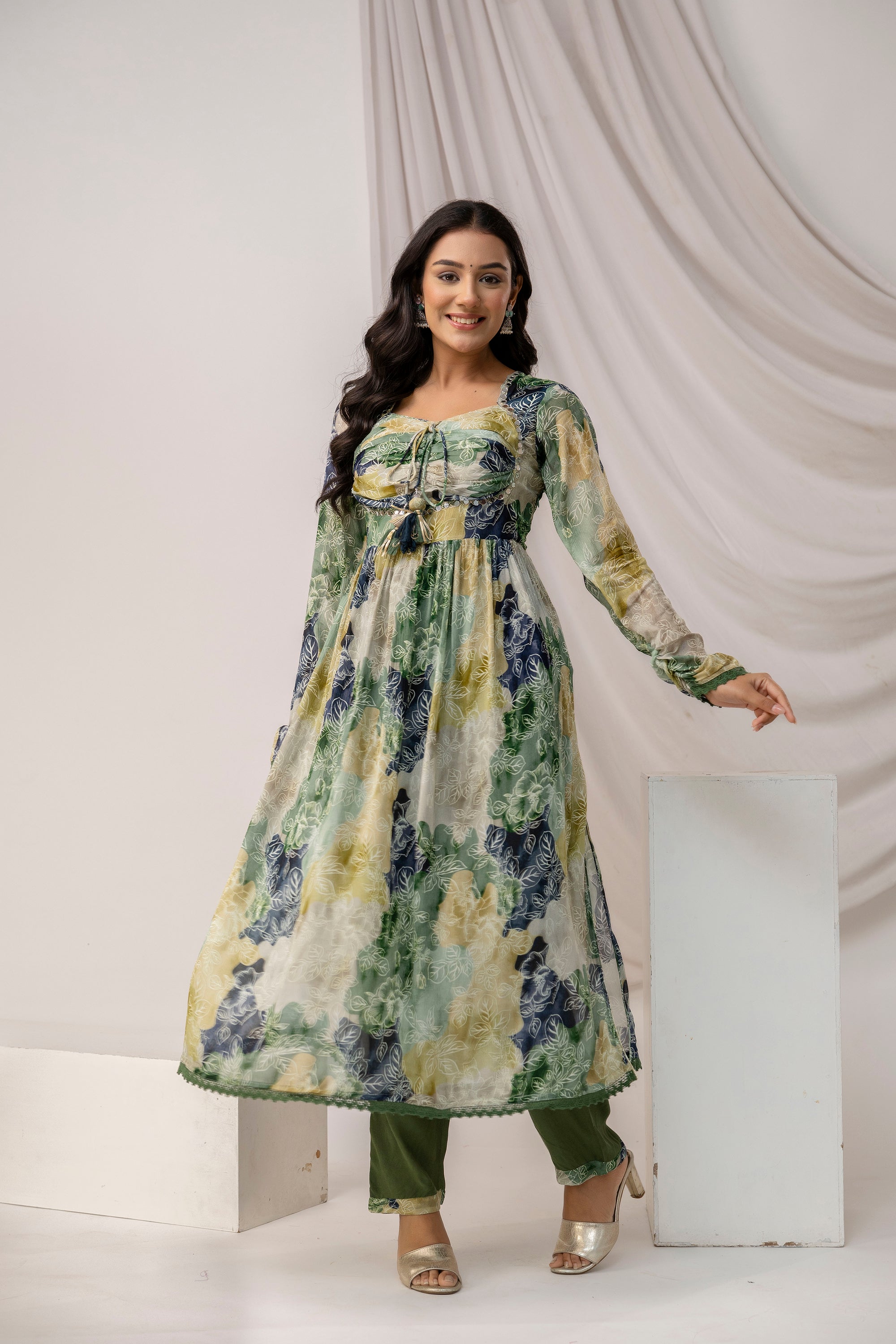Jaipuri Printed Kurti Set