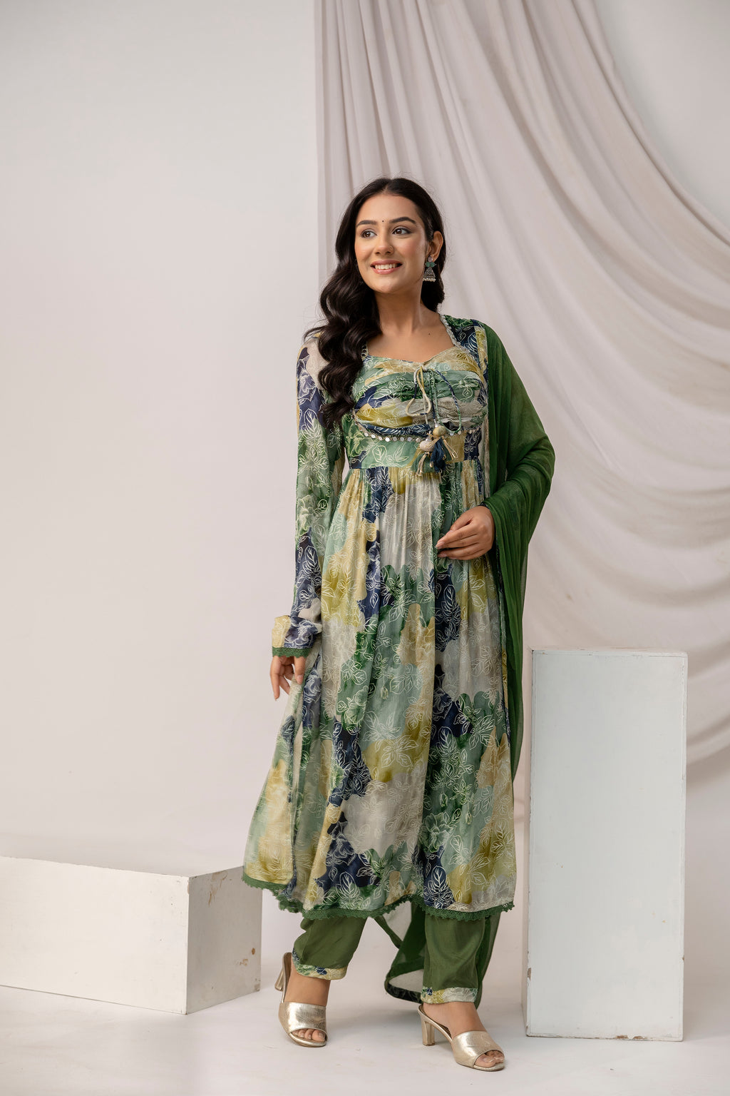 Jaipuri Printed Kurti Set