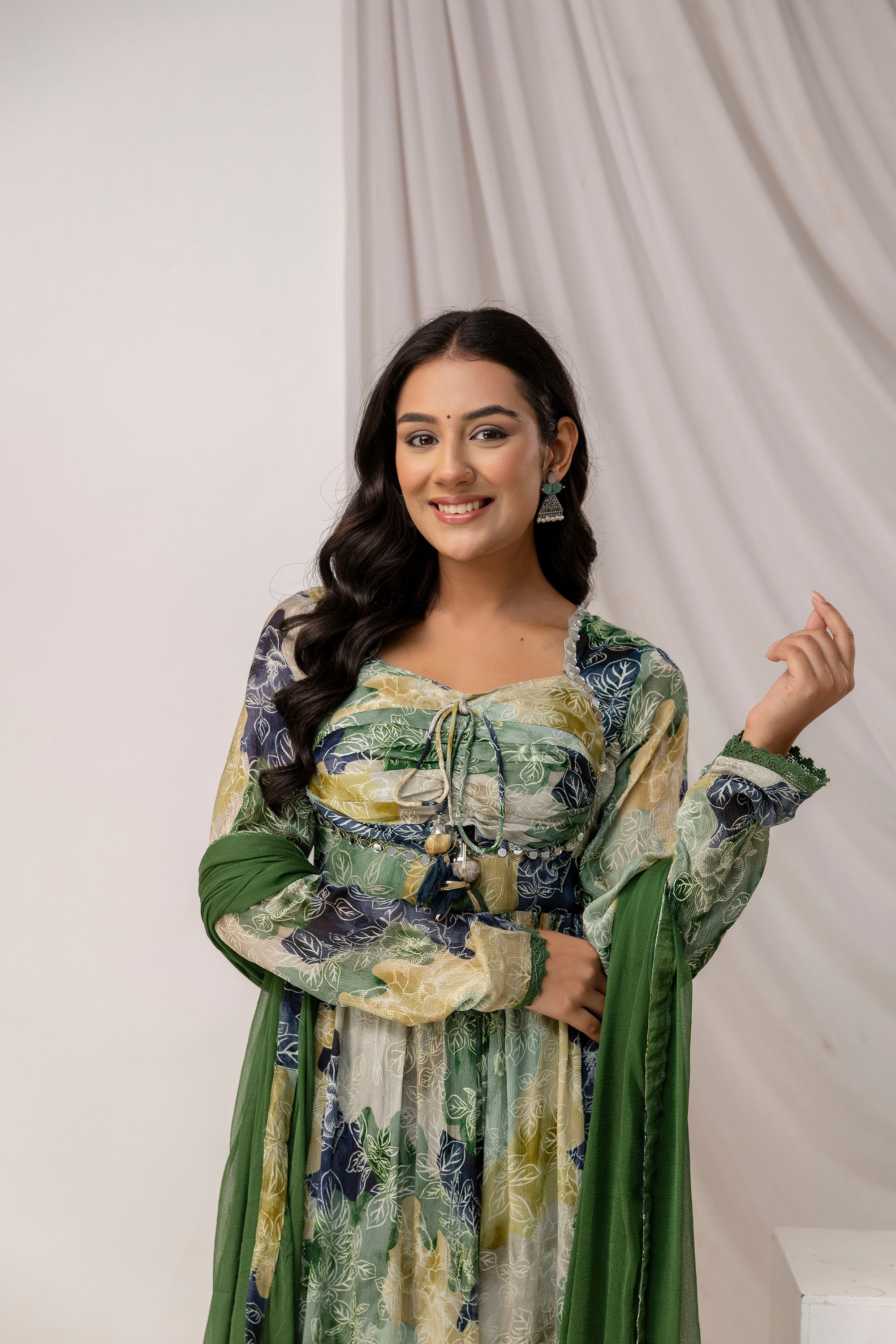 Jaipuri Printed Kurti Set