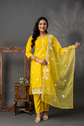Thread Work Kurti Set
