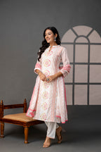 Printed Kurti with Sequence Set