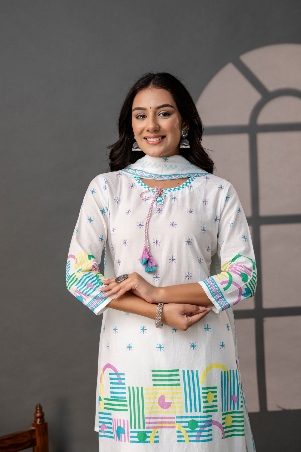 Artisanal Dori Kurti Set