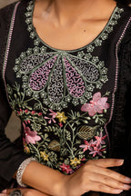 Noir Elegance Kurti Set
