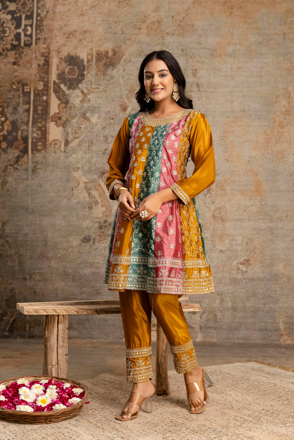 Silk Frock Set