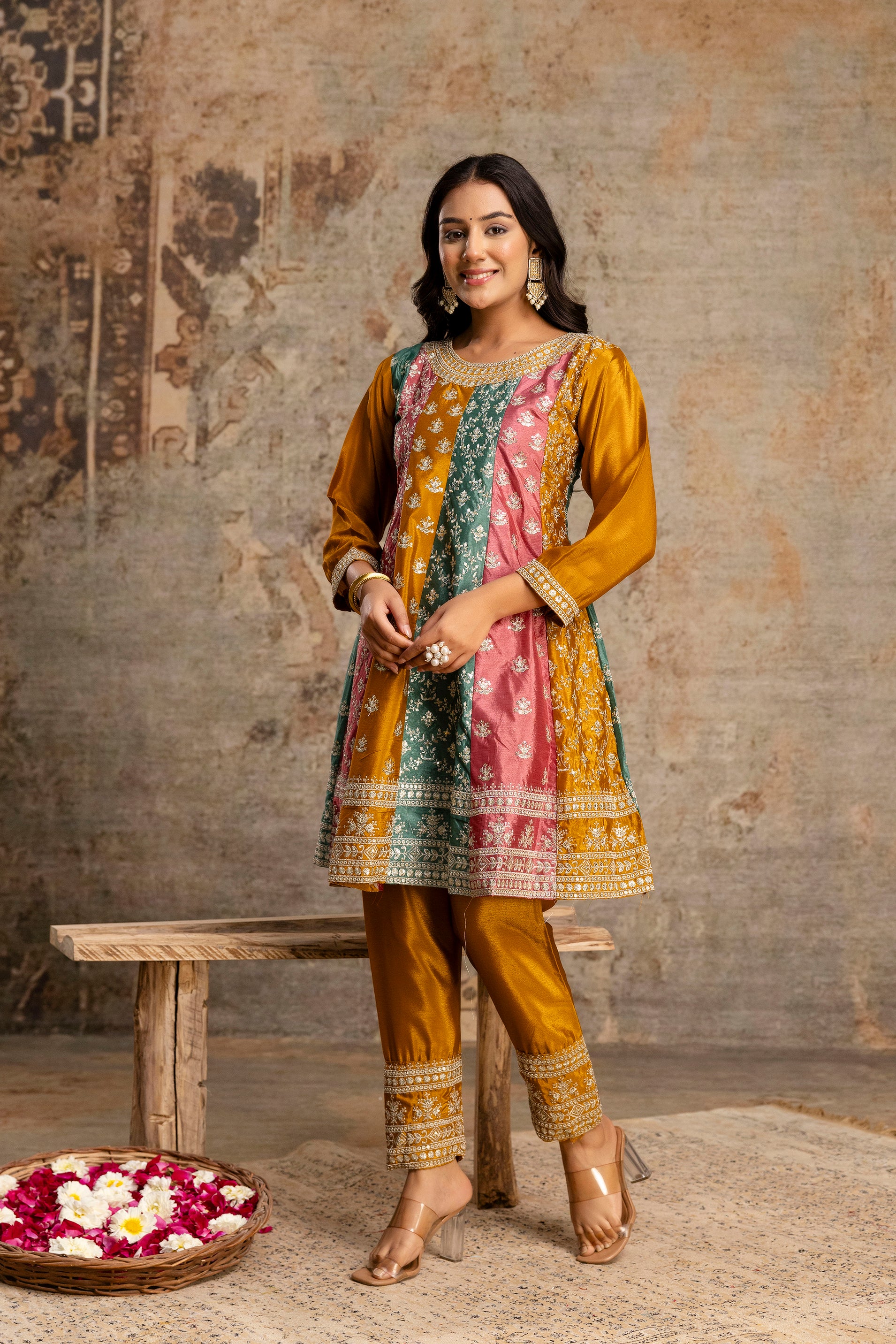 Silk Frock Set