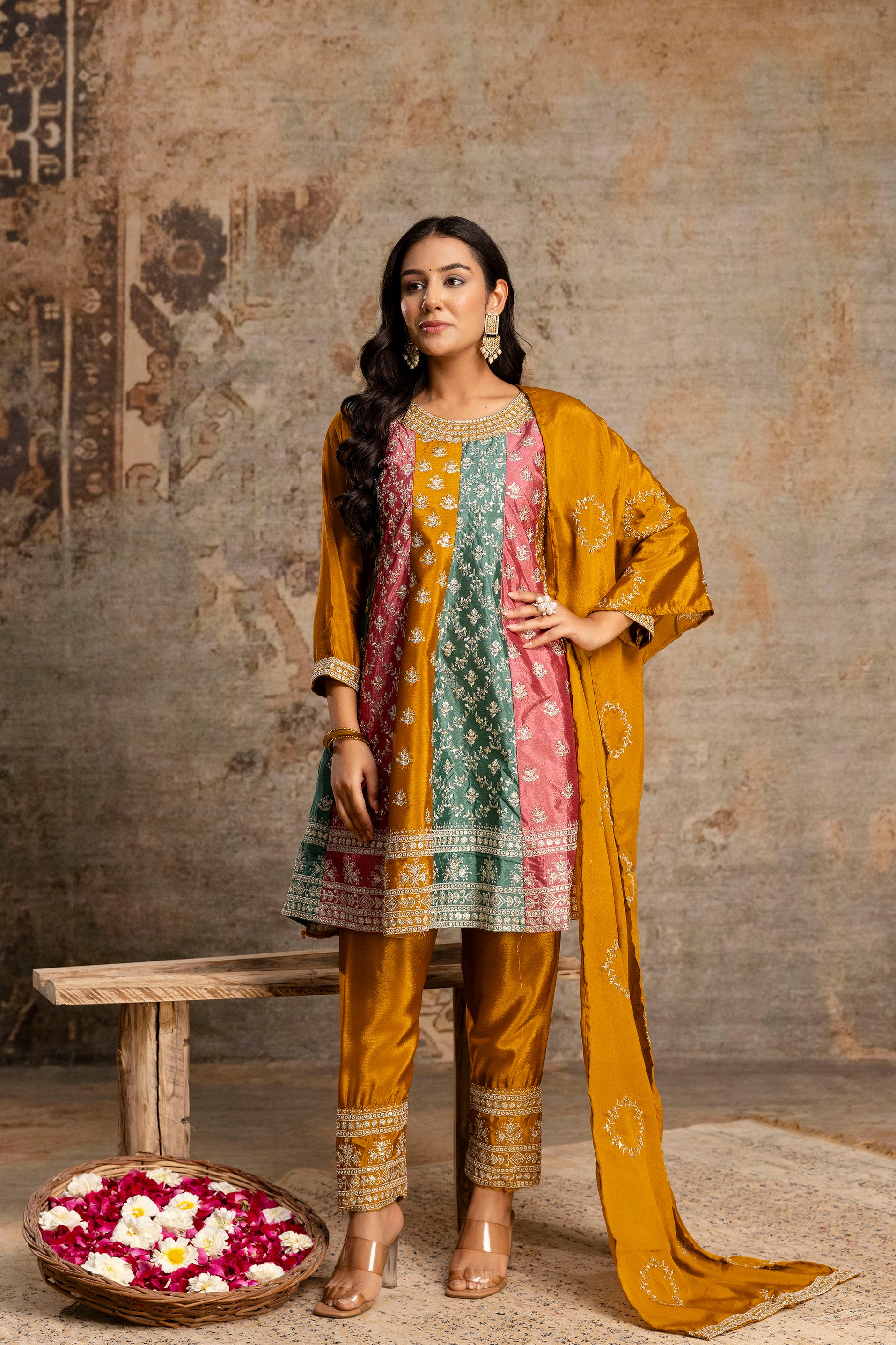 Silk Frock Set