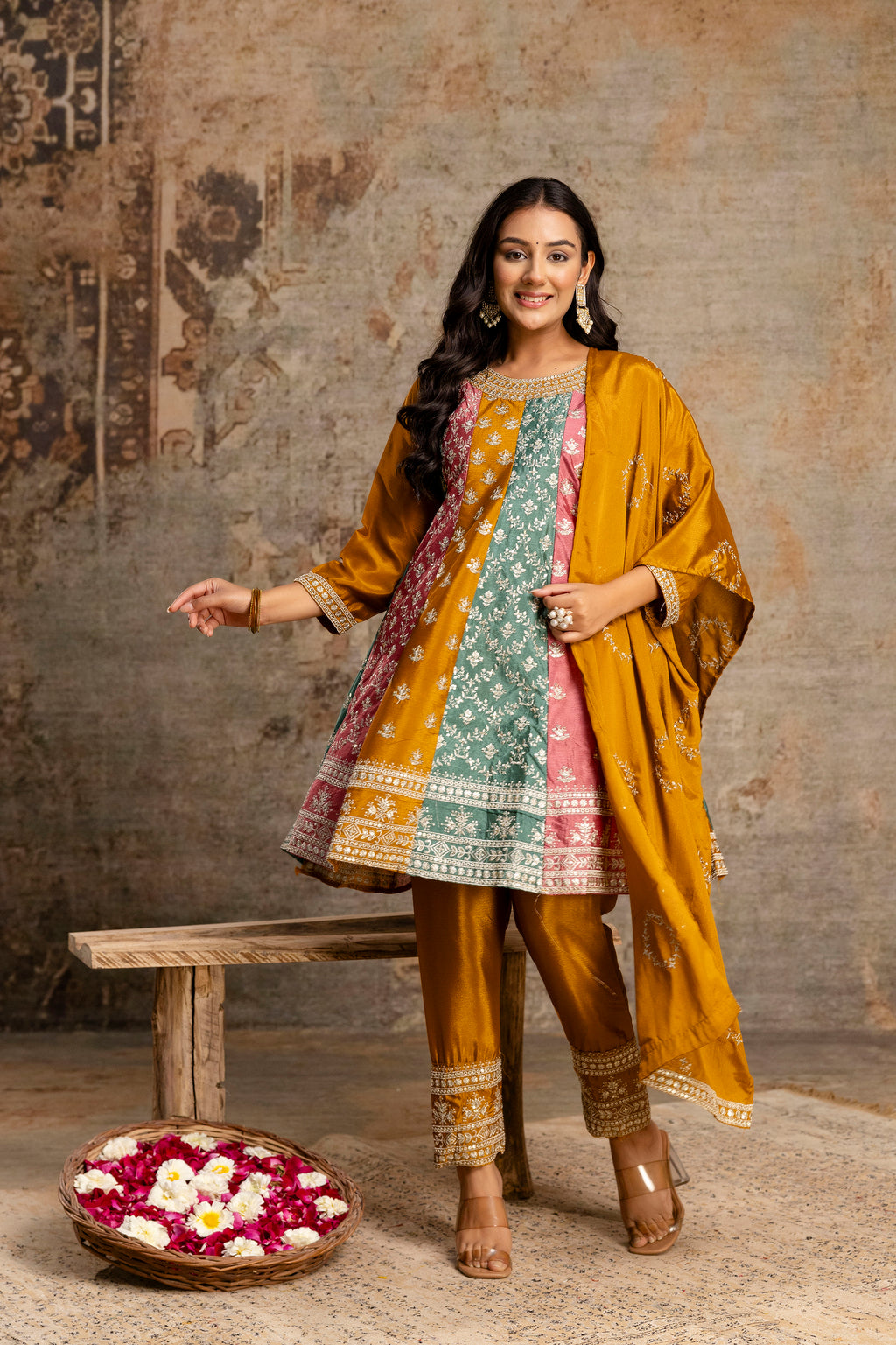 Silk Frock Set