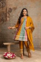 Silk Frock Set