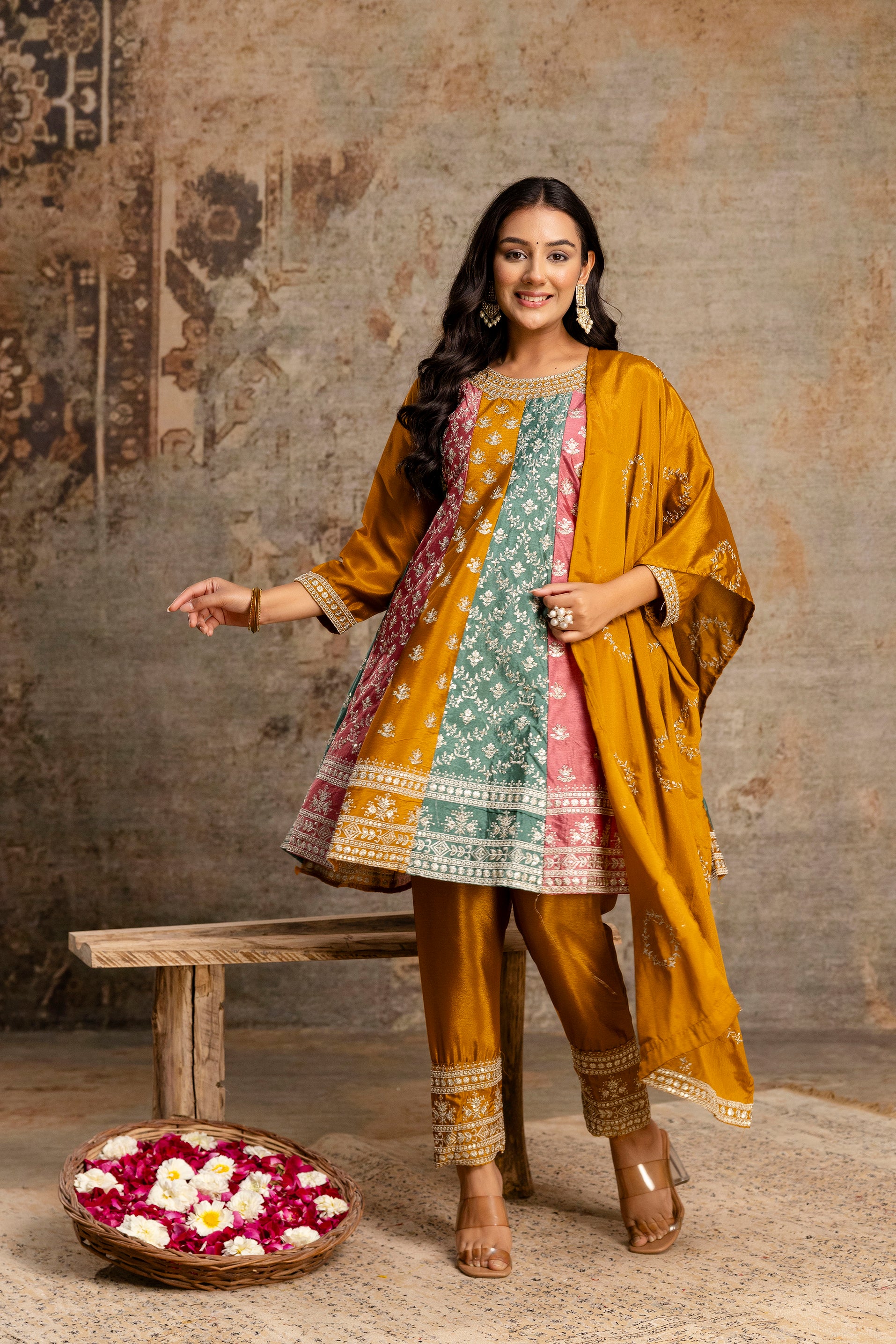 Silk Frock Set