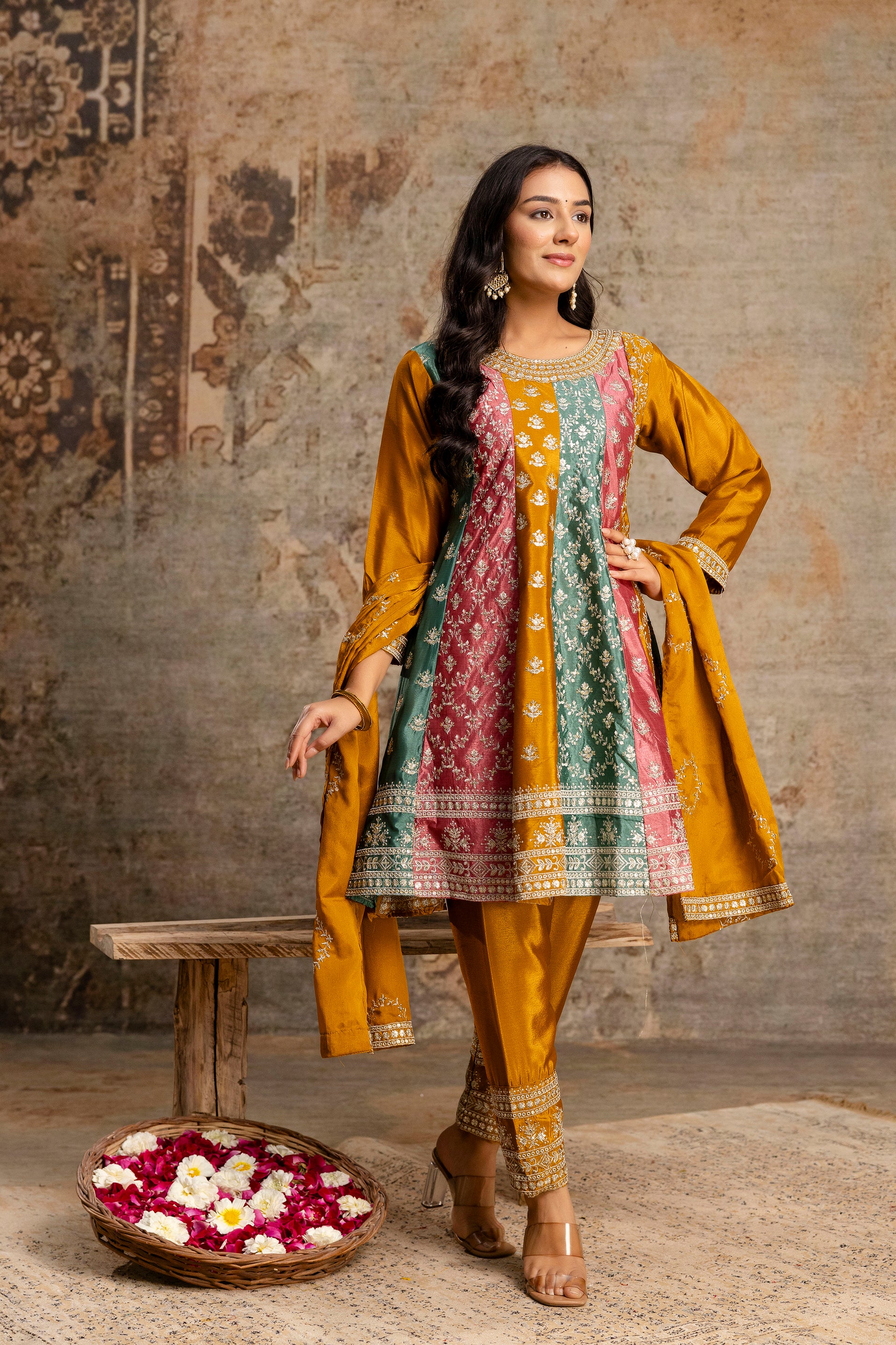 Silk Frock Set