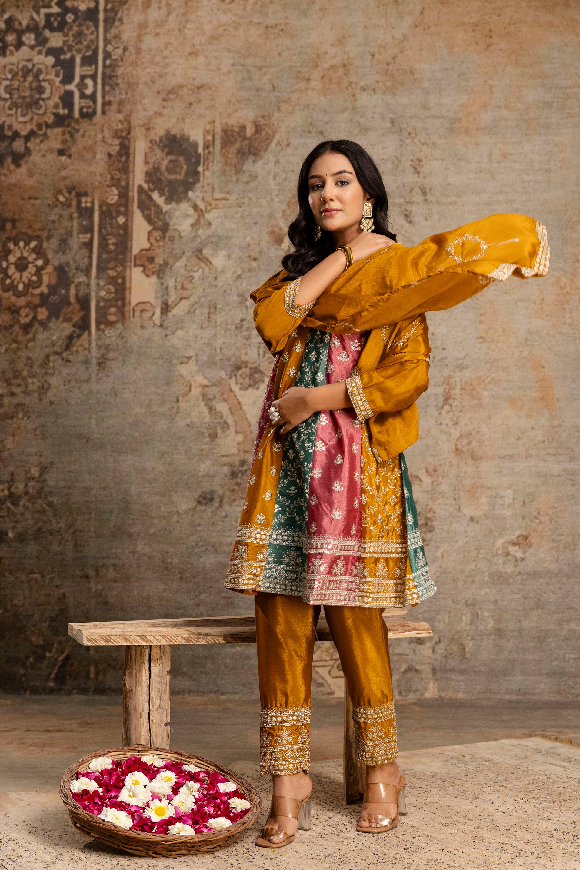 Silk Frock Set