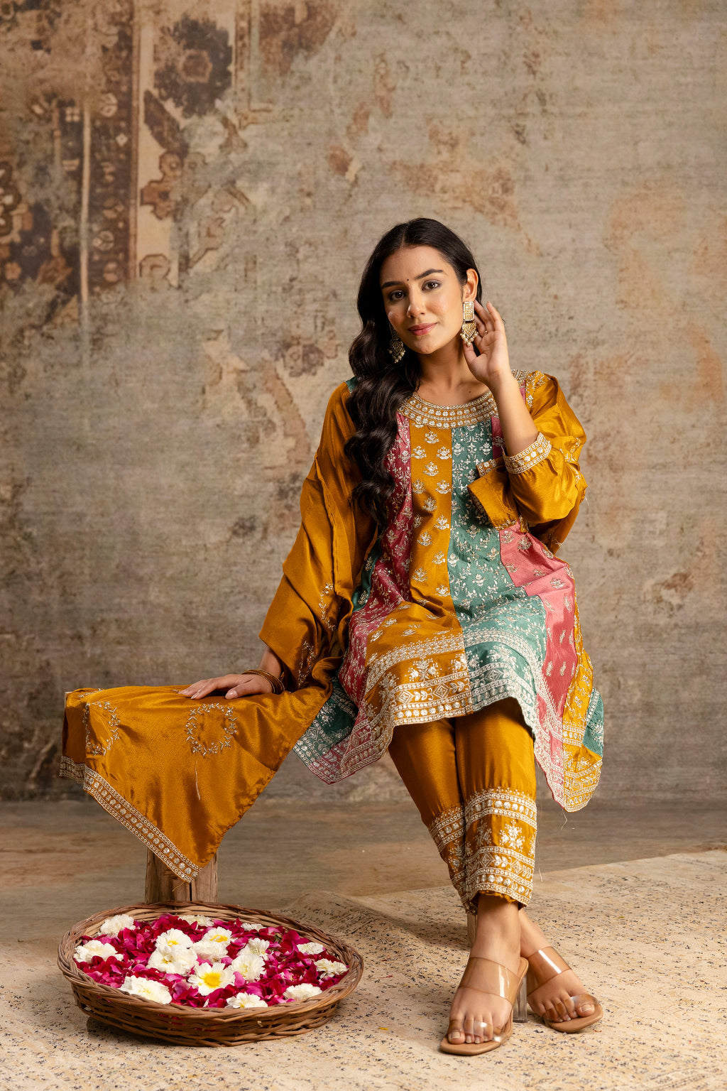Silk Frock Set