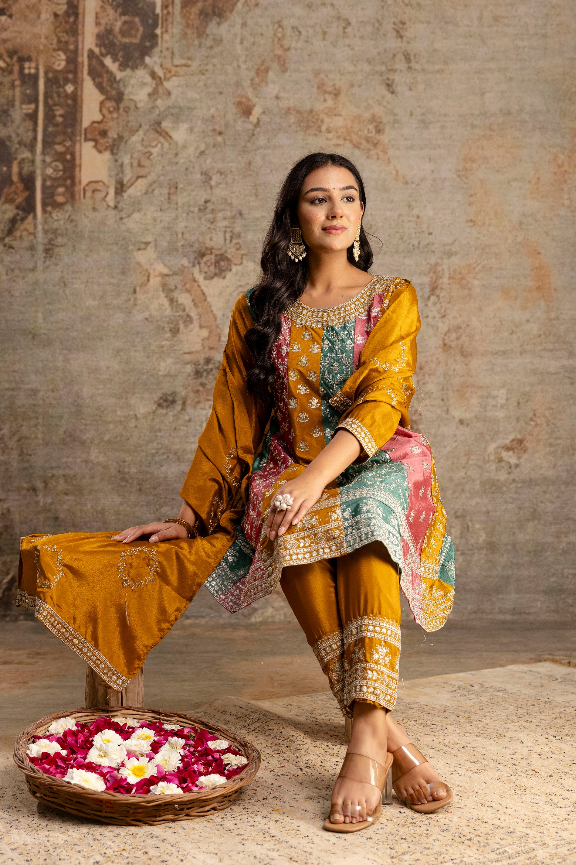 Silk Frock Set