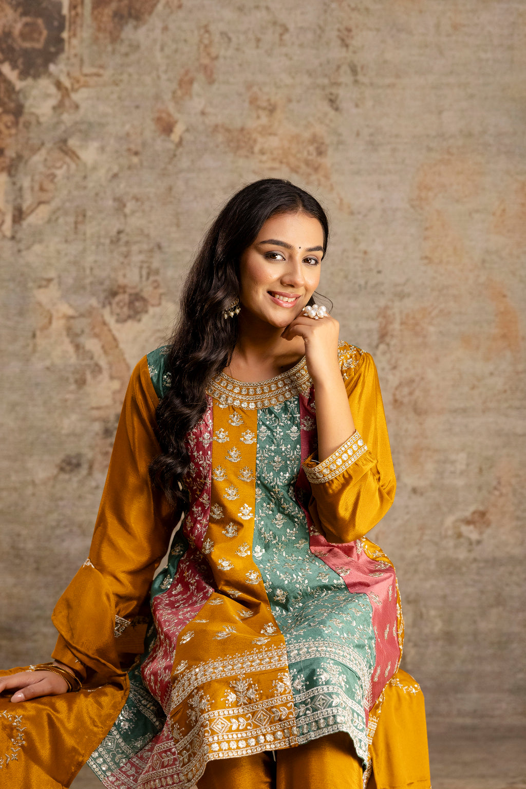 Silk Frock Set