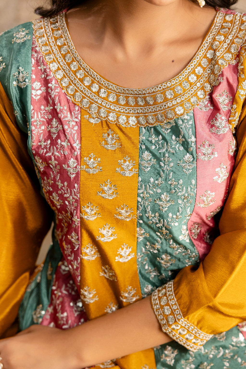 Silk Frock Set