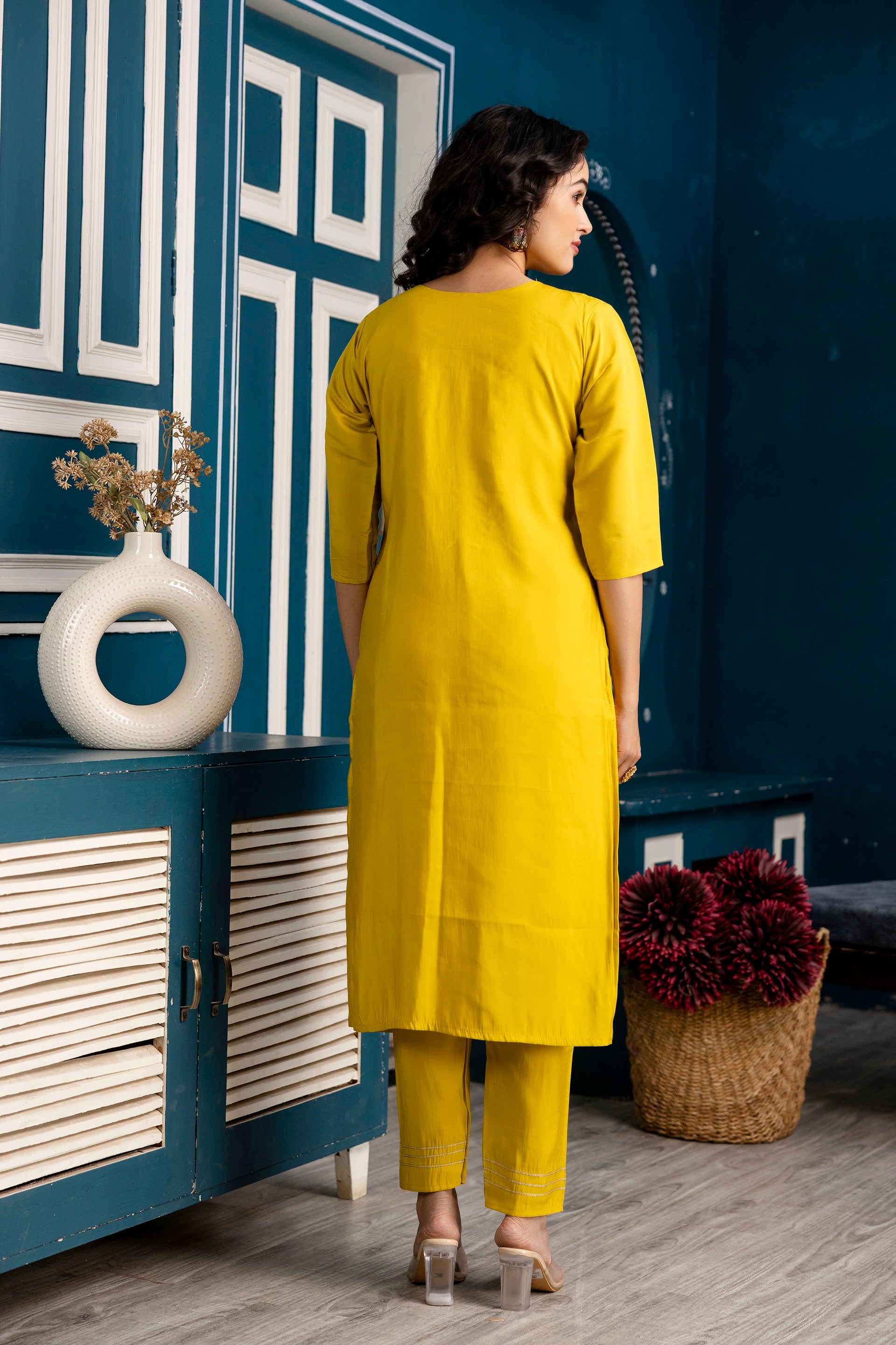 Handworked Kurti Set