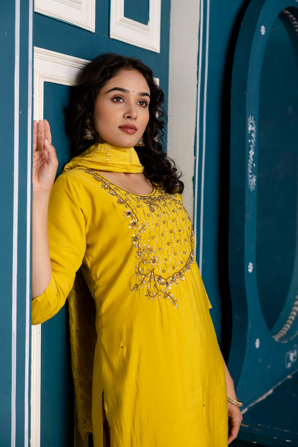 Handworked Kurti Set