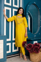 Handworked Kurti Set
