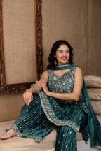 Embellished Kurti Sharara Set