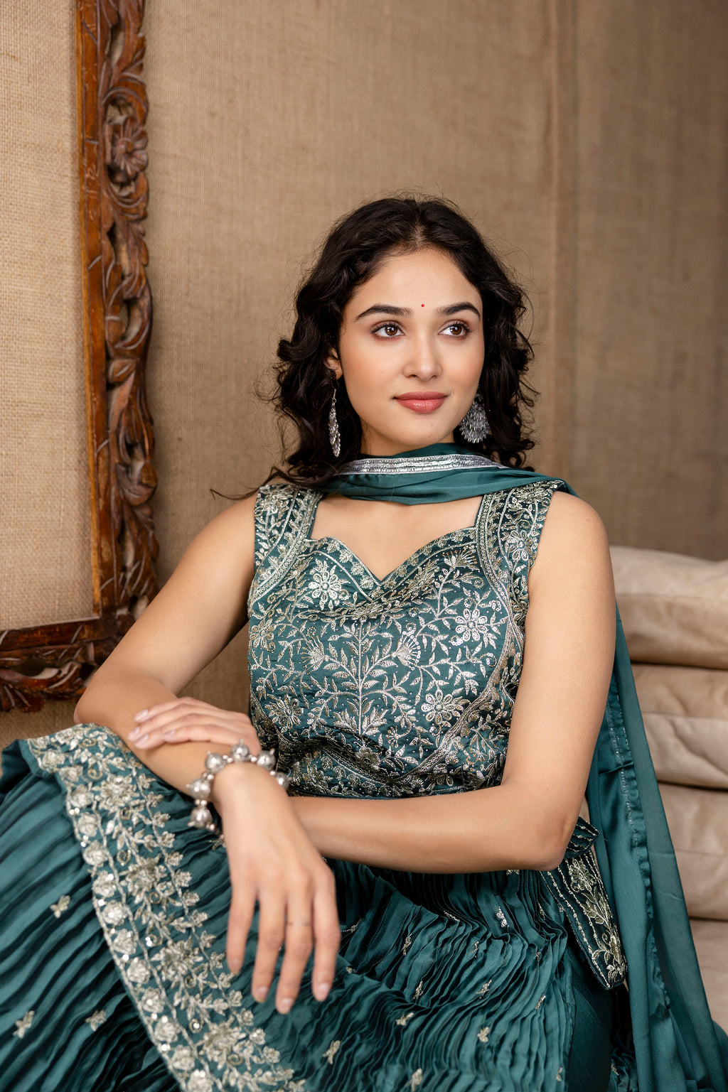 Embellished Kurti Sharara Set