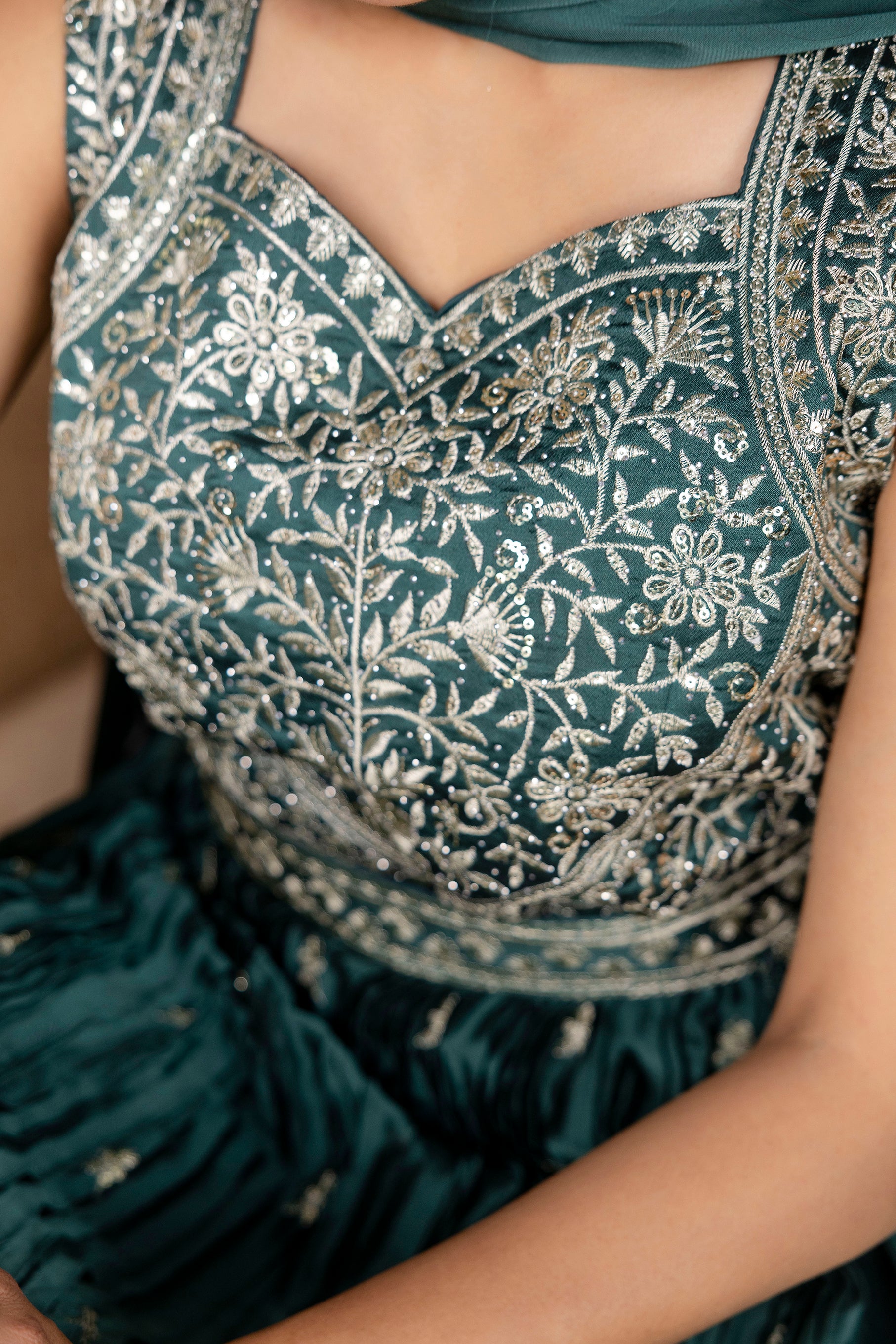 Embellished Kurti Sharara Set