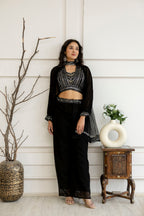 Festive Sequin Palazzo Set