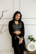 Festive Sequin Palazzo Set