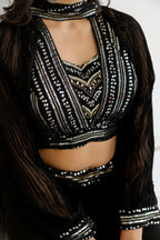 Festive Sequin Palazzo Set