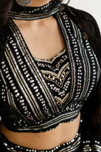 Festive Sequin Palazzo Set