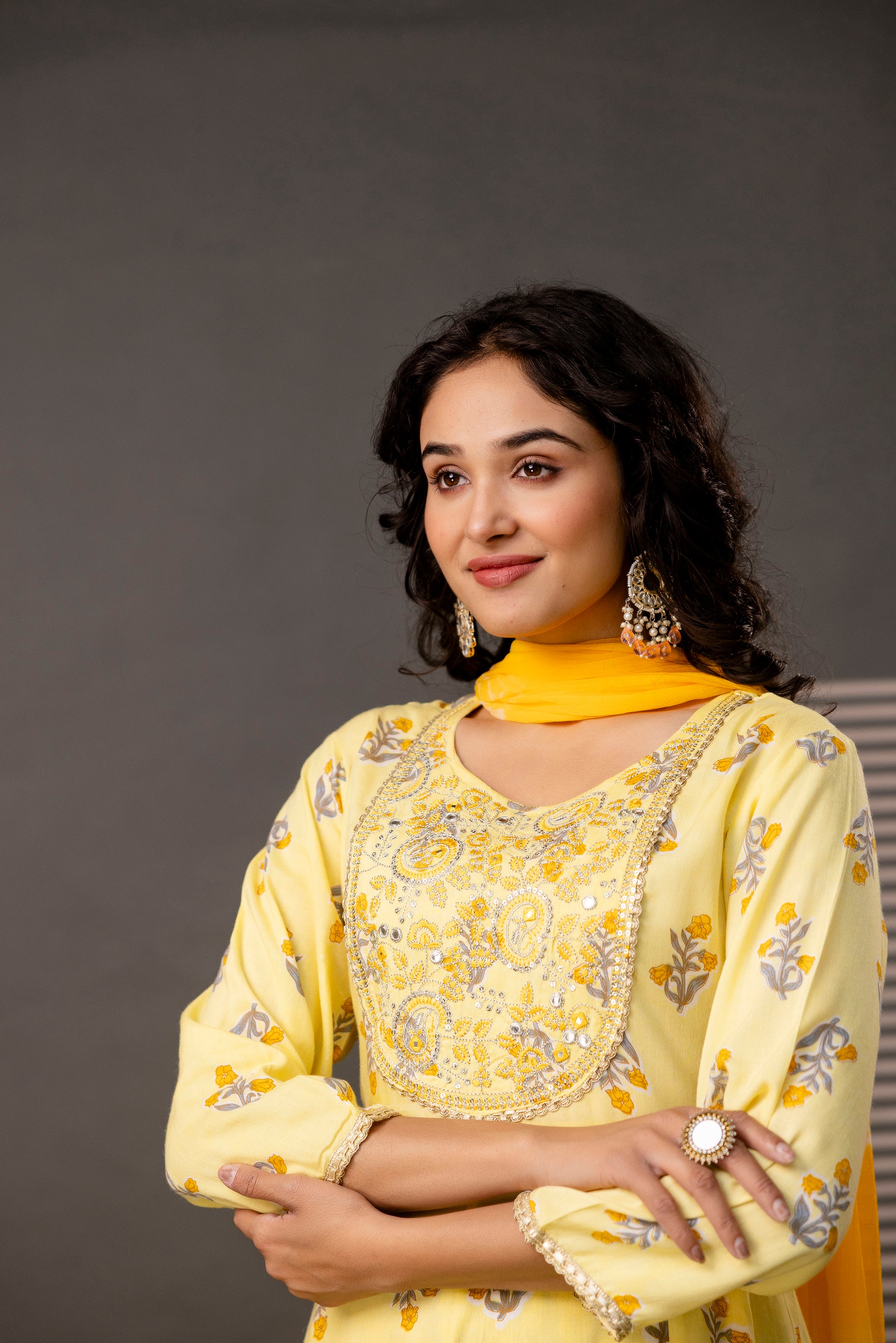 Festive Embellished Sharara Set