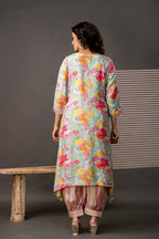 Festive Gotta Patti Mirror Kurti Set