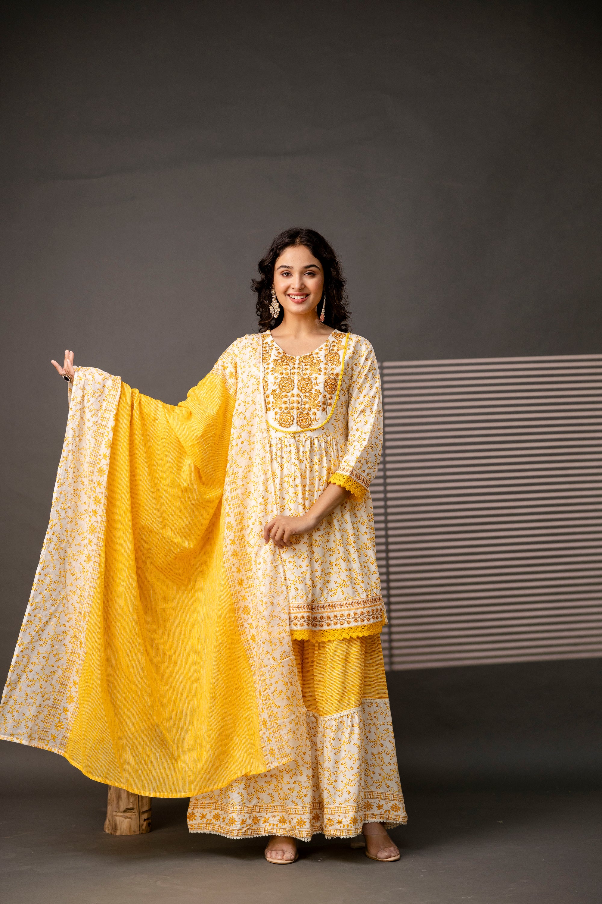 Cotton Festive Sharara Set